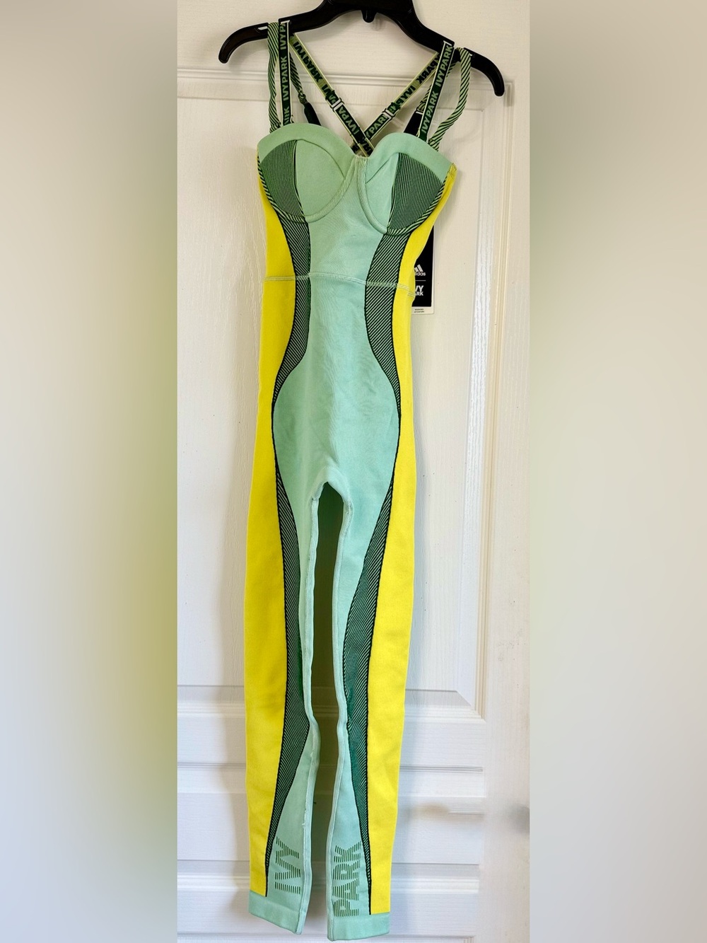Mint & Yellow Colorblock Jumpsuit by Ivy Park